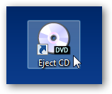 eject cd rom with keyboard